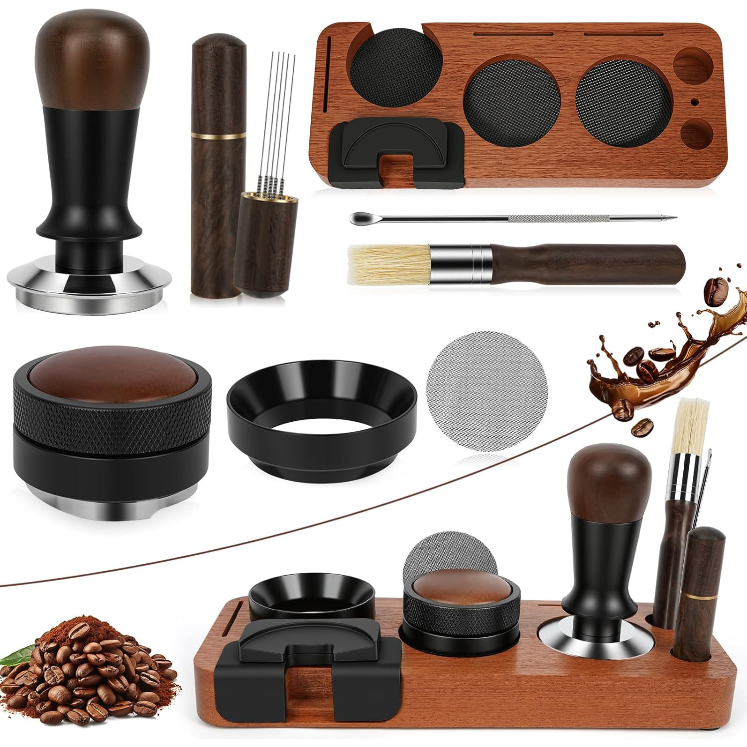 Espresso Tamper Set - ชุดอุปกรณ์กดกาแฟเอสเพรสโซ 51 มม. 53 มม. 58