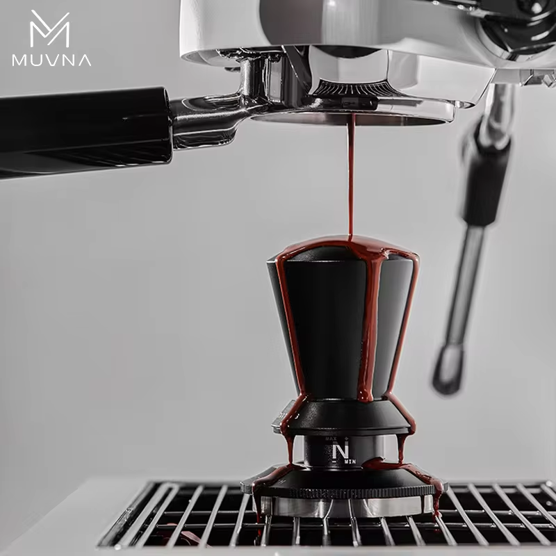 Espresso Tamper Set - ที่กดกาแฟ MUVNA, แรงกดคงที่ 30 ปอนด์ พร้อมสปริง,