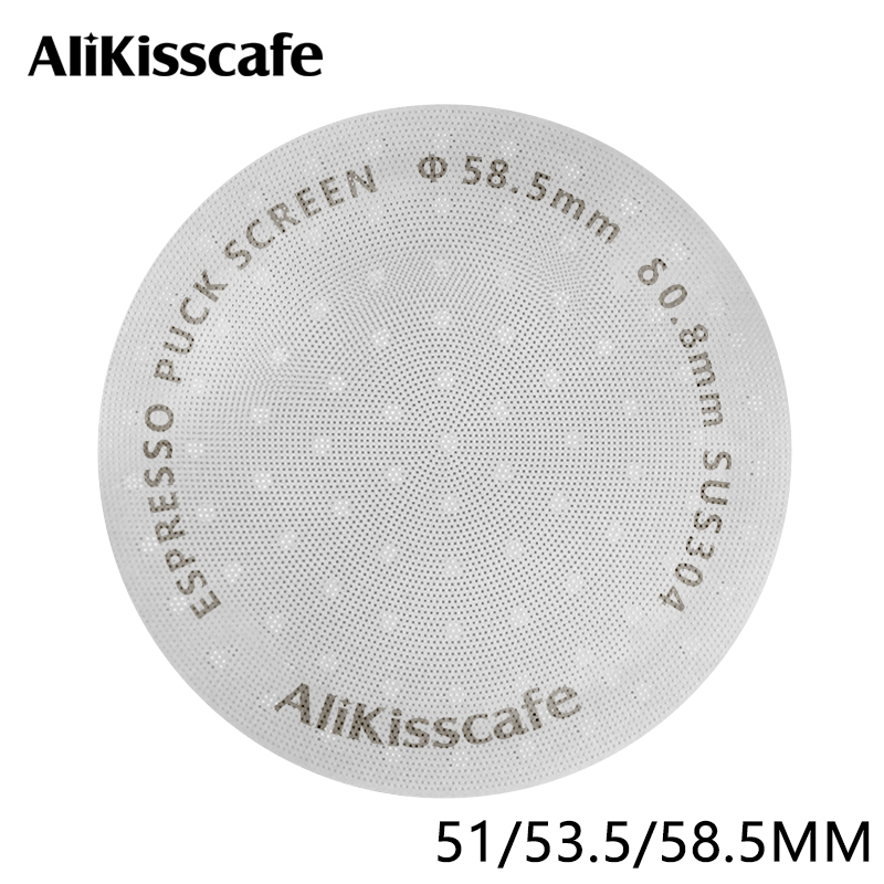 Coffee Equipment Espresso - Alikisscafe ตัวกรองแบบเหน็บ, เอสเปรสโซ่ขนาด51มม. 53.5มม. 58.5มม. ตัวกรอง0.8มม.