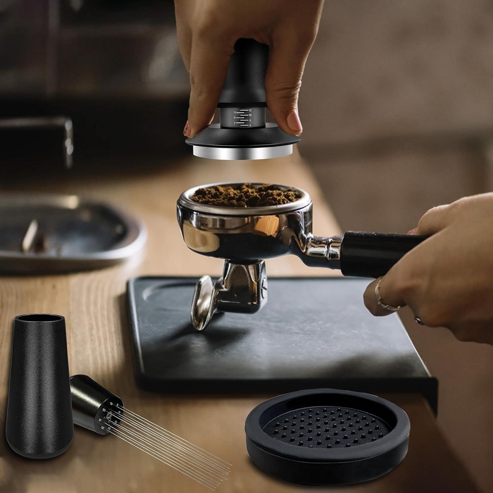 ชุดอุปกรณ์แทมเปอร์กาแฟเอสเพรสโ - Espresso Tamper Set บทวิจารณ์และราคา