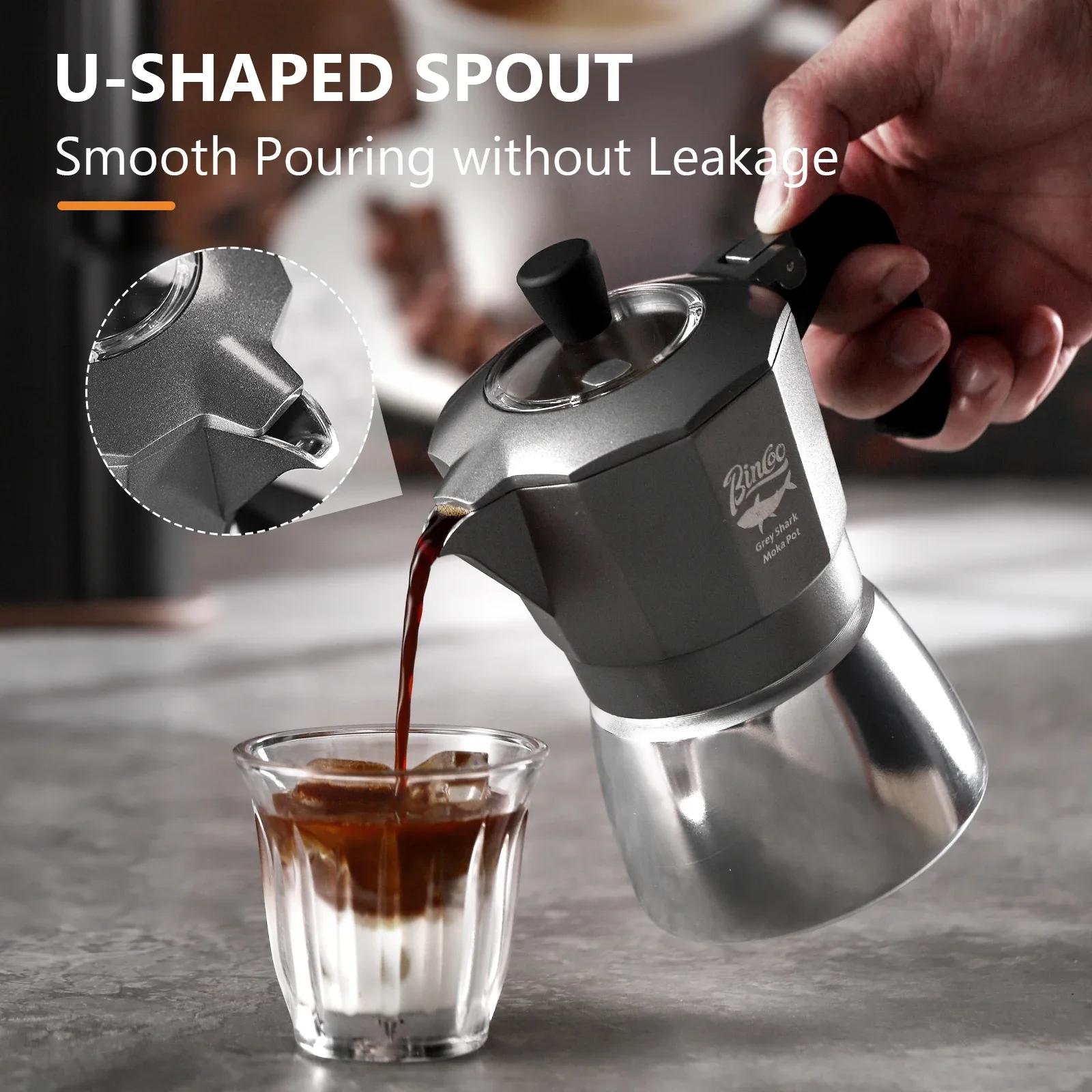 หม้อกาแฟโมก้าพอต Bincoo 2 ถ้วย - Coffee Equipment Espresso บทวิจารณ์และราคา