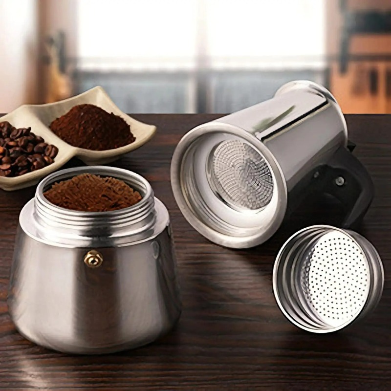 หม้อกาแฟโมคค่า 6 ถ้วย สเตนเลสส - Coffee Equipment Wdt บทวิจารณ์และราคา