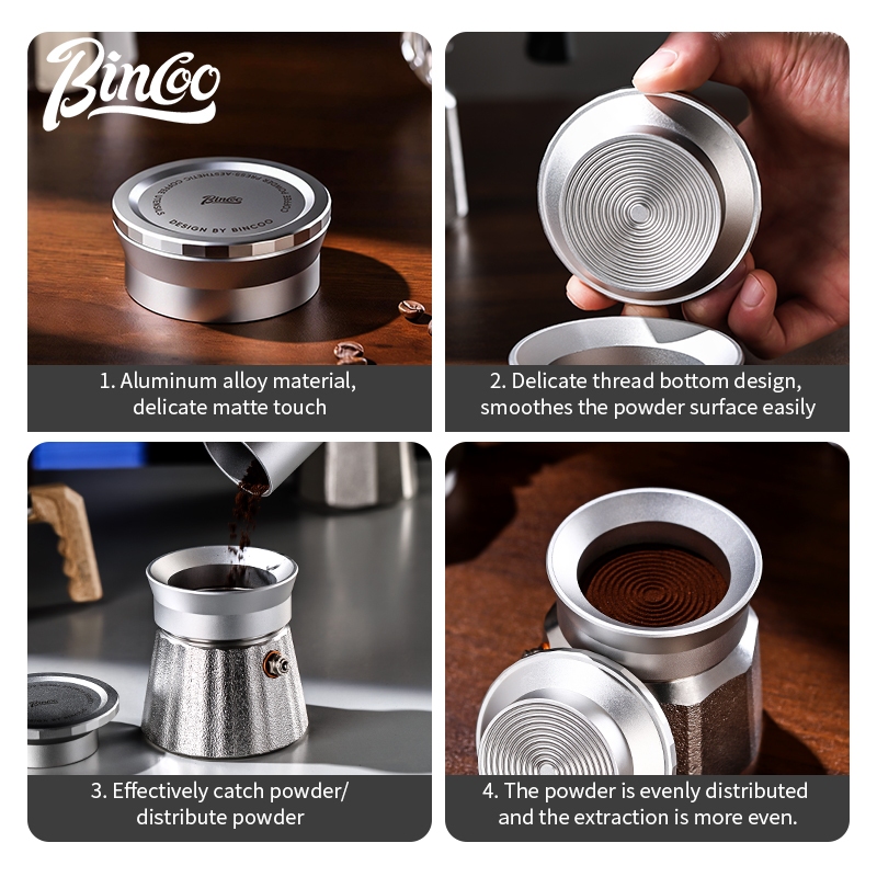 ชุดอุปกรณ์กดกาแฟและวงแหวนรองรั - Espresso Tamper Set บทวิจารณ์และราคา