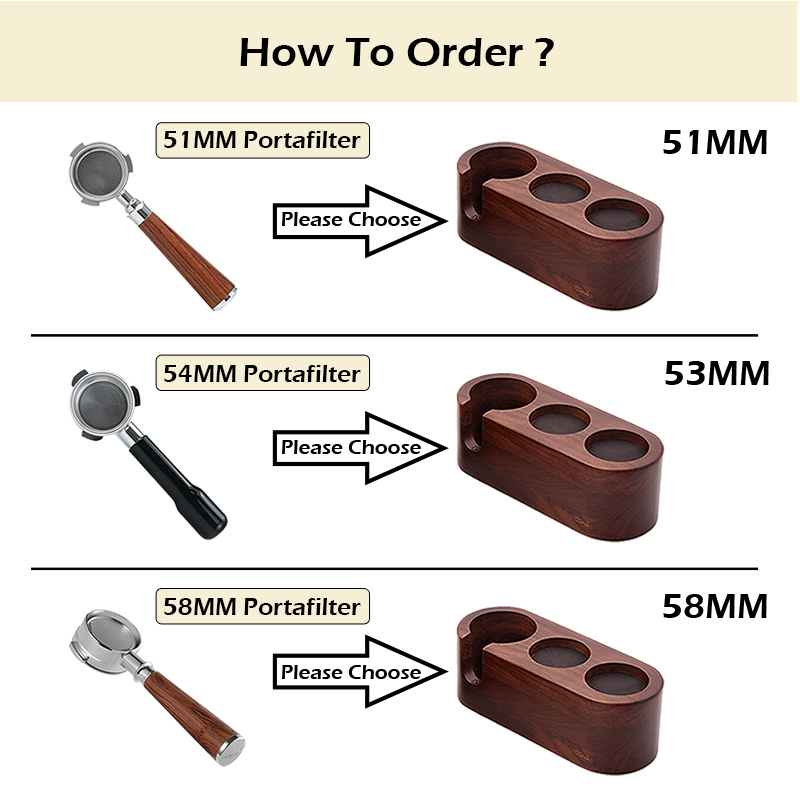 กาแฟ Tamper Station ขาตั้ง Por - Espresso Tamper Set บทวิจารณ์และราคา