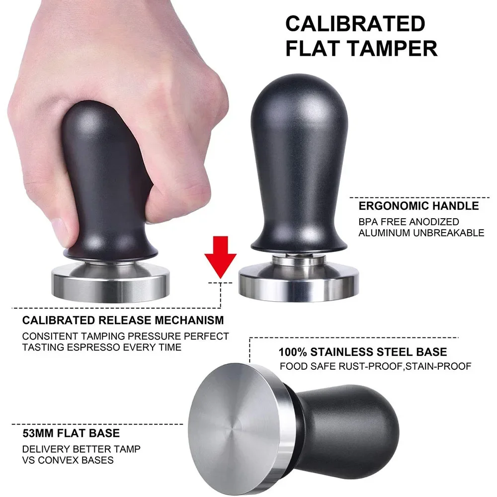 ปรับเทียบกาแฟเอสเปรสโซ Tamper  - Espresso Tamper Set บทวิจารณ์และราคา