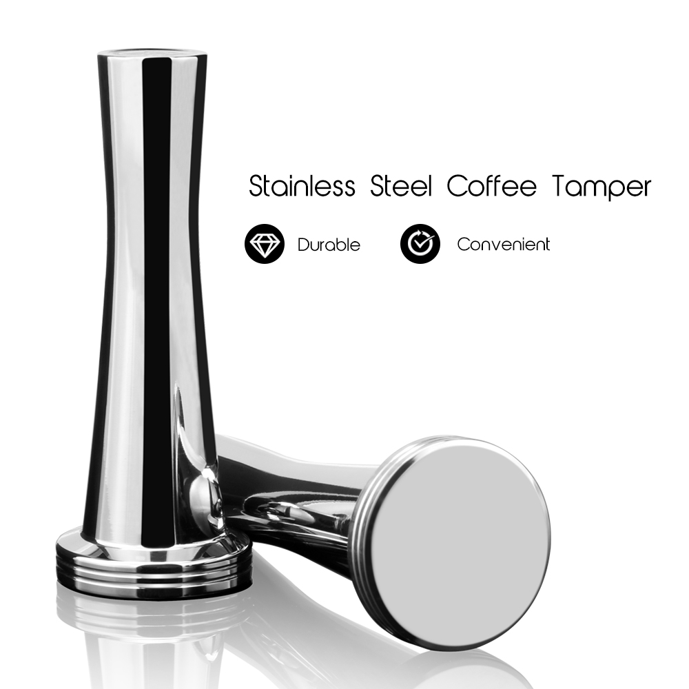 30 มม.สแตนเลสสตีล Heavy แบนฐาน - Espresso Tamper Set บทวิจารณ์และราคา