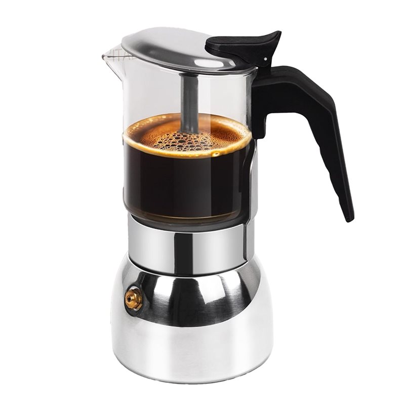 ABUI-แก้วใส 4 ถ้วย หม้อโมก้าพอ - Coffee Equipment Wdt บทวิจารณ์และราคา