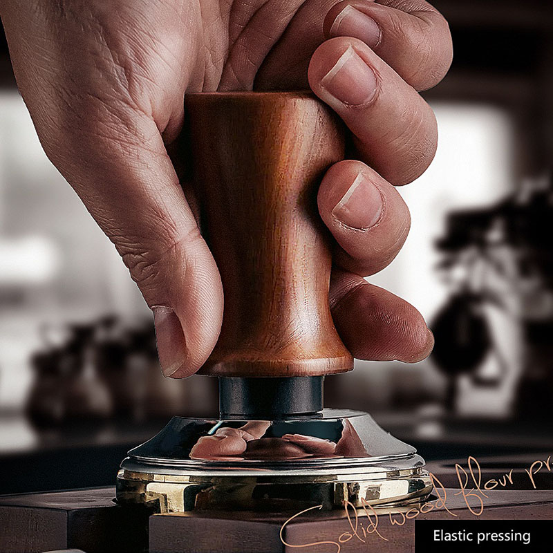 แทมเปอร์กาแฟเอสเพรสโซ่ไม้บีชขน - Espresso Tamper Set บทวิจารณ์และราคา