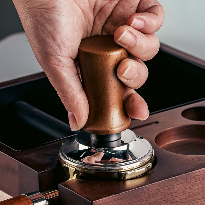 แทมเปอร์กาแฟเอสเพรสโซ่ไม้บีชขน - Espresso Tamper Set บทวิจารณ์และราคา